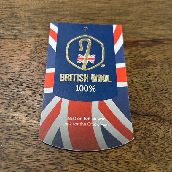 PETER CHRISTIAN burgundy 100% British wool men’s cardigan sweater - Picture 9 of 10